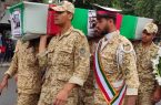پیکر جانباز شهید داوود ادیبان در گرگان تشییع شد