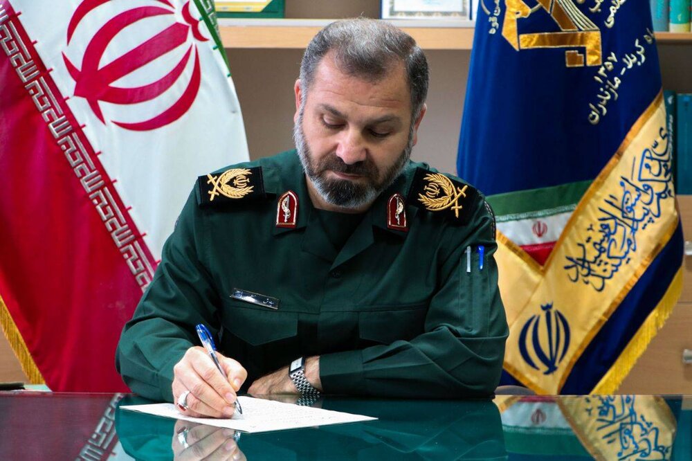 پیام تقدیر فرمانده سپاه کربلا از مردم مازندران