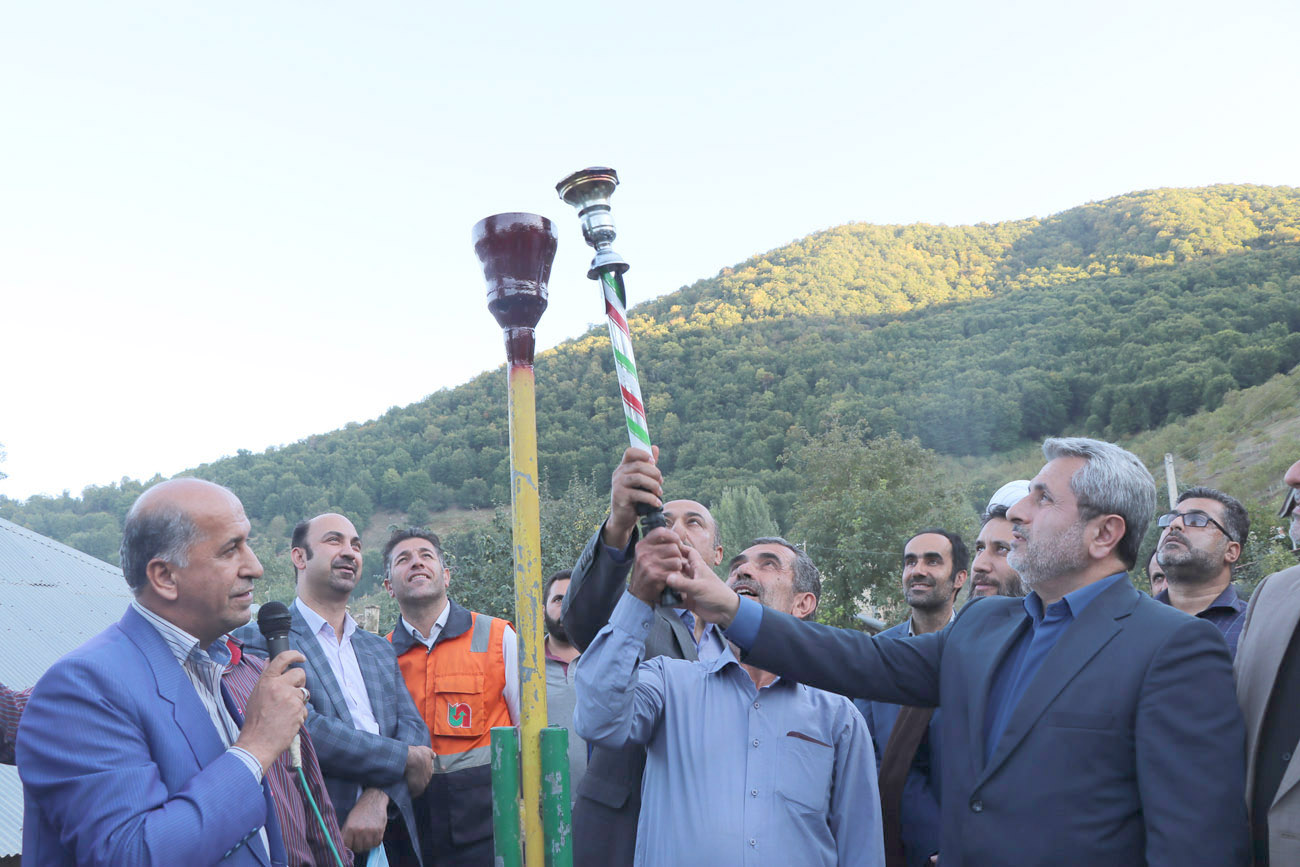متصل شدن ۵ روستای کوهستانی املش به شبکه سراسری گاز