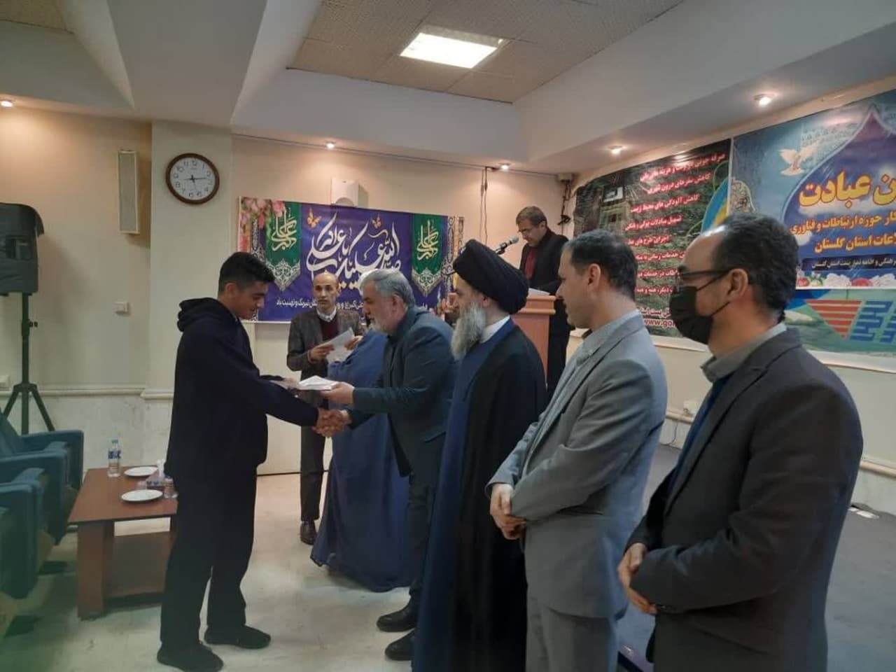 برگزاری مراسم معنوی سن تکلیف فرزندان کارکنان اداره پست استان گلستان