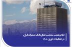 ​اعلام شعب منتخب فعال بانک صادرات ایران در تعطیلات نوروز ۱۴۰۵